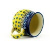 Polish Pottery Bubble Mug - 8 oz - Sunburst