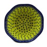 Polish Pottery Wavy Bowl 8" Sunburst