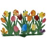 Spring Flowers Stand-up Pewter Decoration