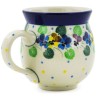 Bubble Mug - 12 oz - Colorful Pansies