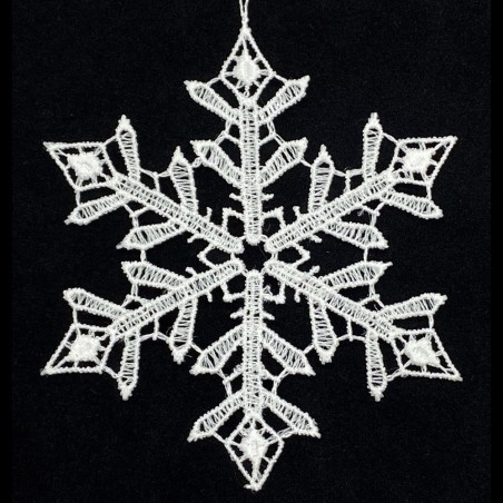 Lace Ornament - Snowflake A