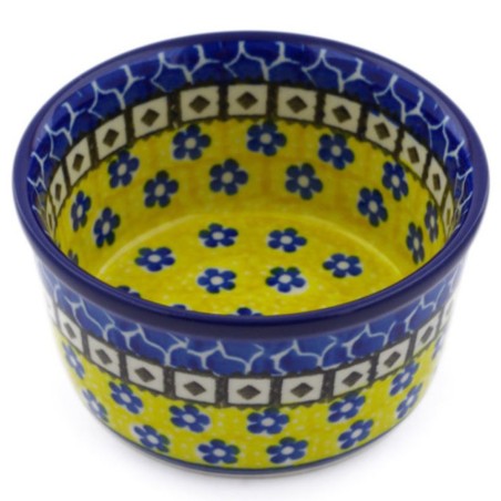 Polish Pottery Bowl - 4" - Sunburst