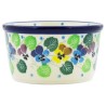 Polish Pottery Bowl - 4" - Colorful Pansies