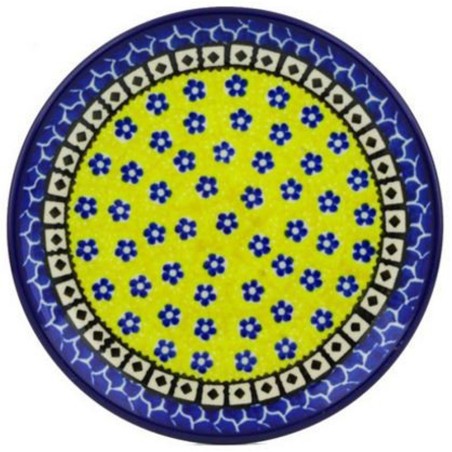 Polish Pottery Plate - 6" - Sunburst