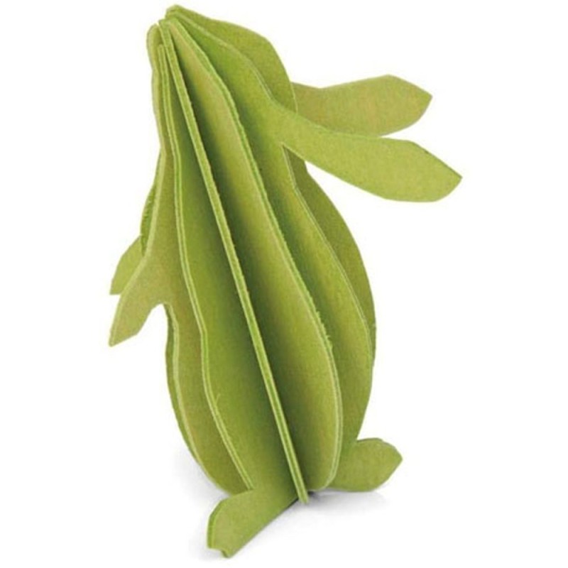 Wooden 3D Puzzle - Green Rabbit Wooden 3D Puzzle - Green Rabbit