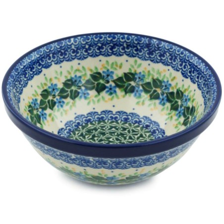 Polish Pottery Bowl - 6.5" - Ivy Trail