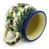 Polish Pottery 12 oz Bubble Mug Burgundy Berry by Ceramika Artystyczna