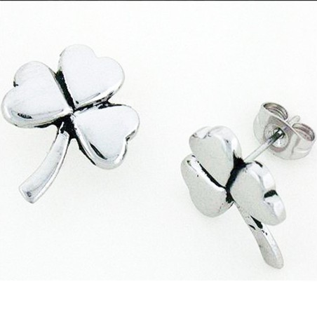 Irish Shamrock Post Earrings Made in the USA