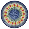 Polish Pottery Plate - 8" - Tulip Garden