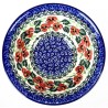 Polish Pottery Bowl - 5.5" - Red Pansies