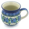 Polish Pottery Bubble Mug - 16 oz - Wild Indigo