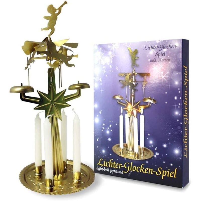 German Lichter-Glocken-Spiel (also called light bell roundabout or angel chimes) German Lichter-Glocken-Spiel (also called light bell roundabout or angel chimes)