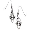 Dragon Celtic Knot Drop Earrings