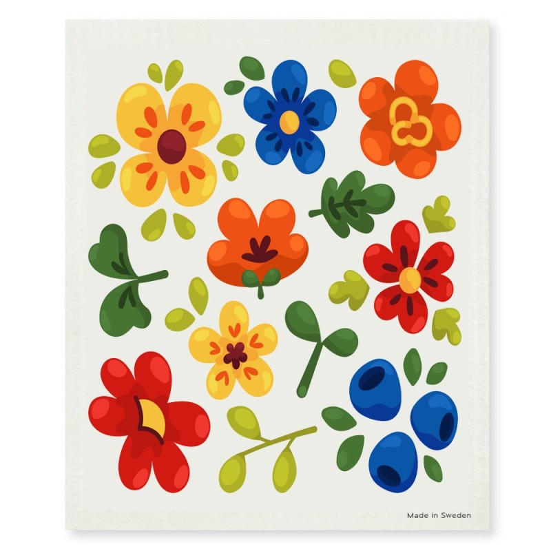 Swedish Dishcloth Funky Flowers Swedish Dishcloth Funky Flowers