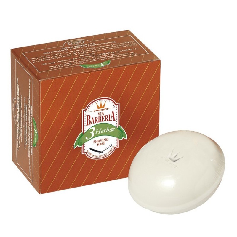 Via Barberia Shaving Soap - Herbae - Made in Italy Via Barberia Shaving Soap - Herbae - Made in Italy