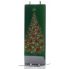 Flat Candle - Golden Christmas Tree