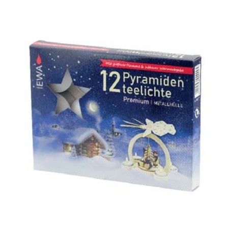 German Pyramid Candles - Tealight