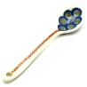 Polish Pottery Spoon - 5" - Peacock
