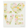 Swedish Dishcloth Floral Love