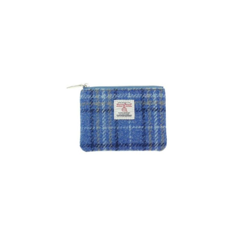 Harris Tweed Coin Purse - Blue Harris Tweed Coin Purse - Blue