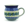 Polish Pottery Bubble Mug - 16 oz - Ivy Trail